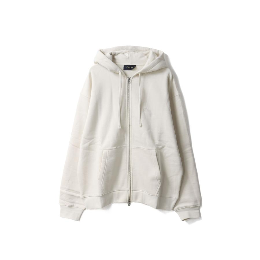 【P5倍】Cursive Zip Hoodie - Natural (DIMEFA2573NAT) Dime(ダイム) | 