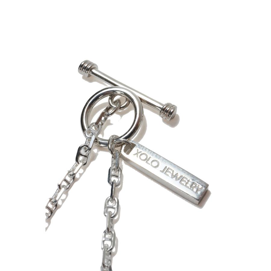 Tiny Solid Anchor Link Necklace - Silver (XON046-50) XOLO