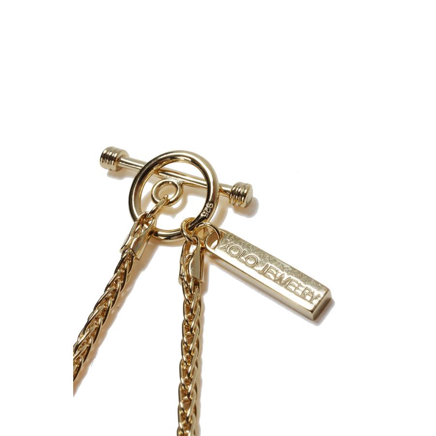 P2倍】Spike Link Necklace - Gold (XON048-60G) XOLO JEWELRY(ショロ