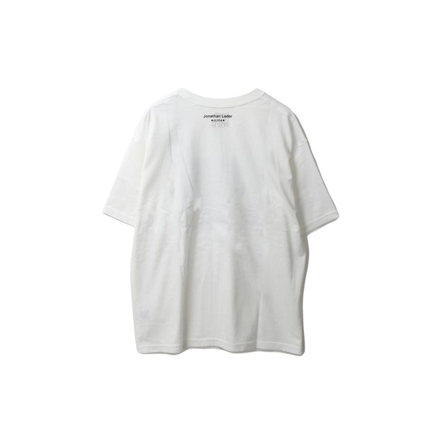 Jonathan Leder × Stie-lo T-SH / WHITE (25MND-STL004) Minedenim 