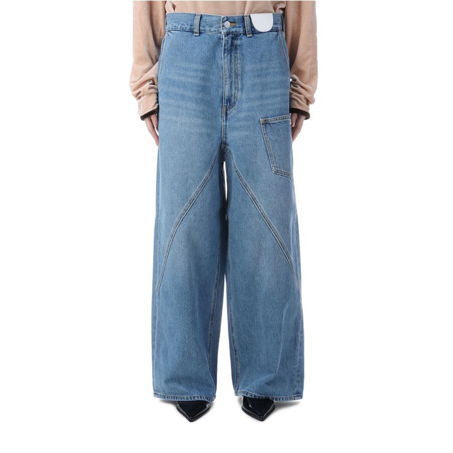 【P5倍 / SALE】Front Back Denim Pant - BLUE (153WFP254010) null(ヌル) |  | 02