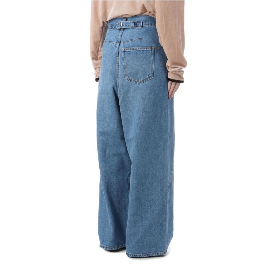 【P5倍 / SALE】Front Back Denim Pant - BLUE (153WFP254010) null(ヌル) |  | 04