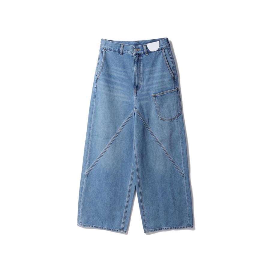 【P5倍 / SALE】Front Back Denim Pant - BLUE (153WFP254010) null(ヌル) |  | 05