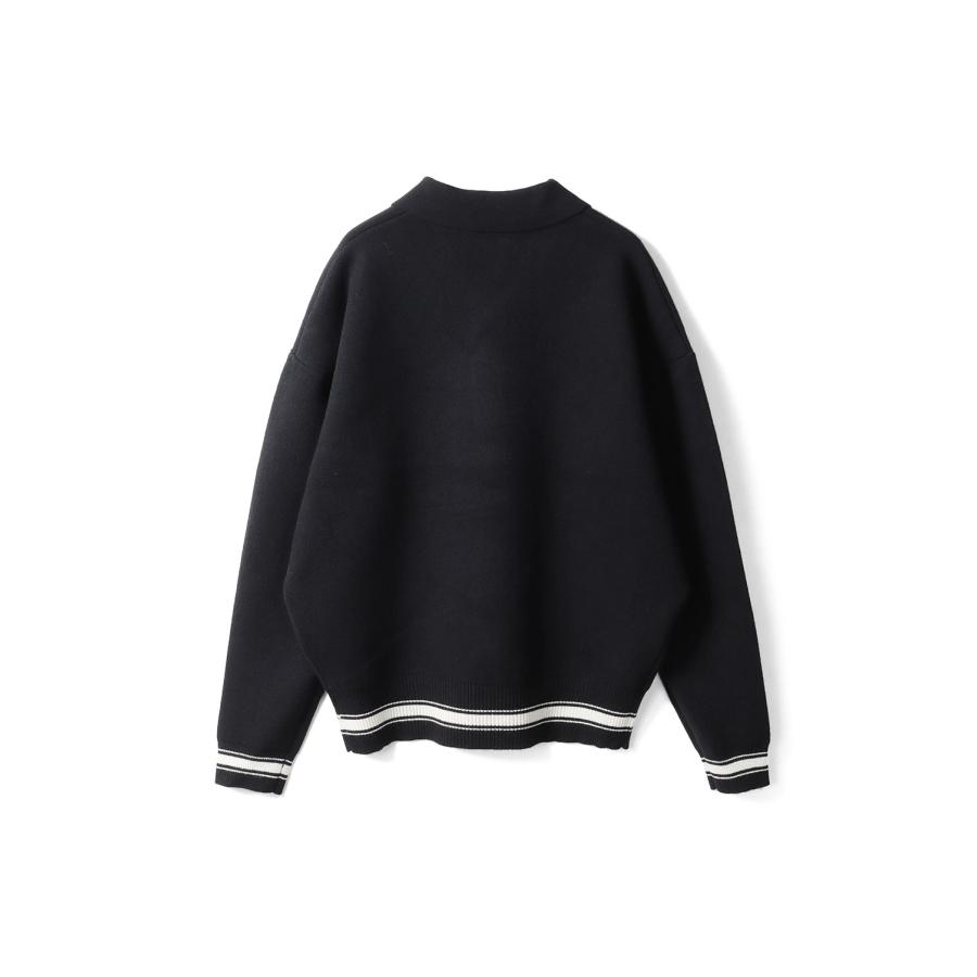 【SALE】Polo Knit - BLACK (153WNT255028) null(ヌル) |  | 06