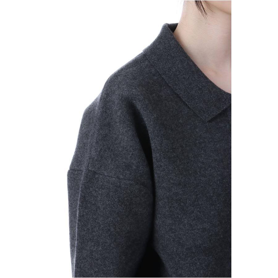 【SALE】Polo Knit - GRAY (153WNT255028) null(ヌル) |  | 03