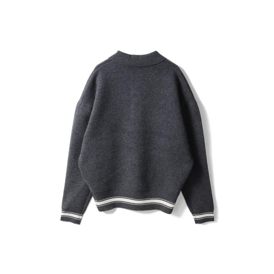 【SALE】Polo Knit - GRAY (153WNT255028) null(ヌル) |  | 06