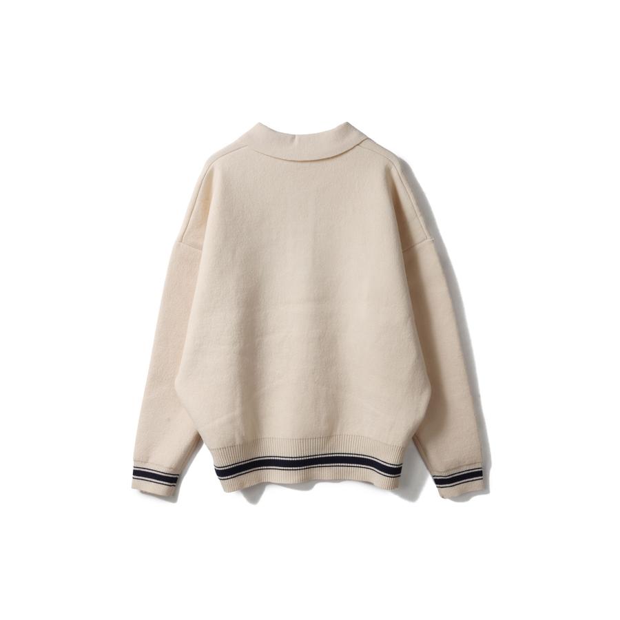 【SALE】Polo Knit - IVORY (153WNT255028) null(ヌル) |  | 06