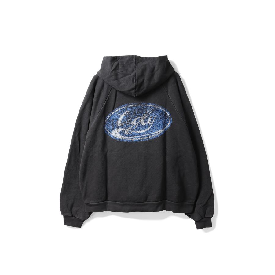 【P5倍 / SALE】UGLY, zip-up hoodie / VINTAGE BLACK Basketcase(バスケットケース) |  | 01