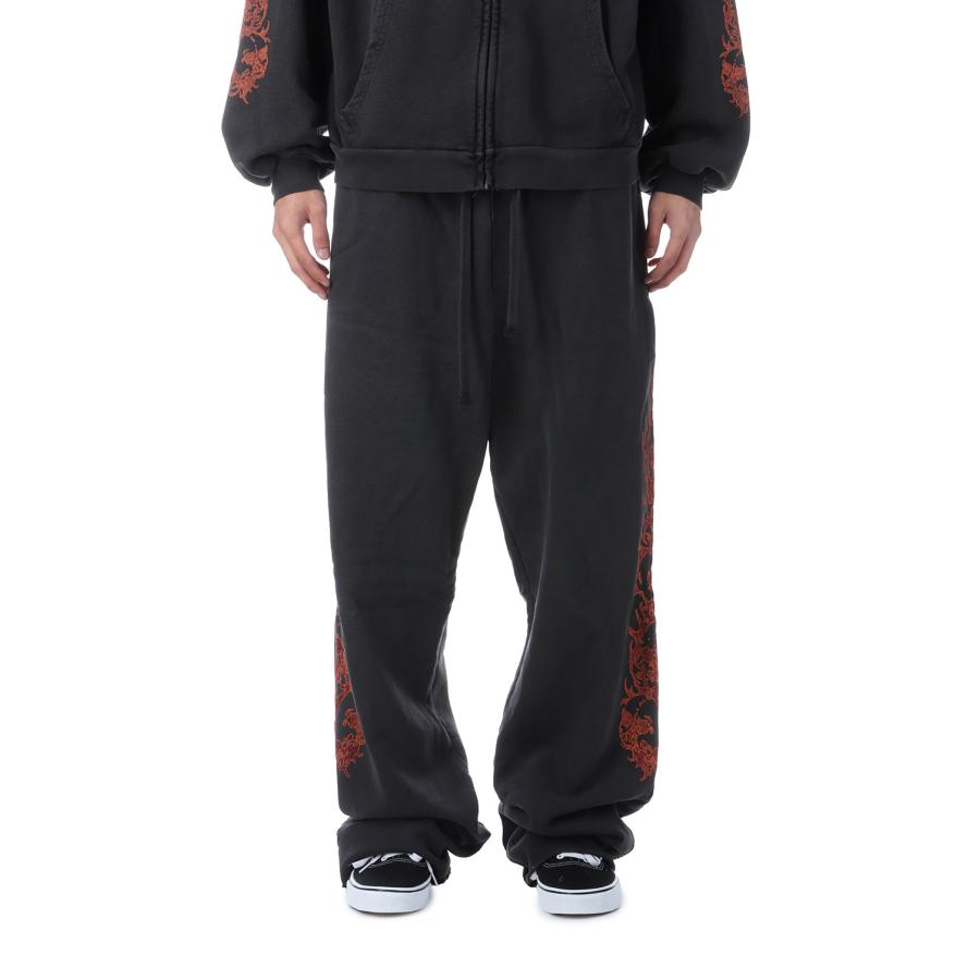 【P5倍】AFFLICTED, lounge pants / VINTAGE BLACK Basketcase(バスケットケース) | 