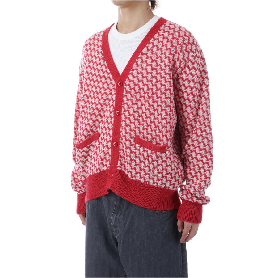 【SALE】KPATTERN CARDIGAN - RED (ACY-25AW-003) Acy(エイシー) |  | 01