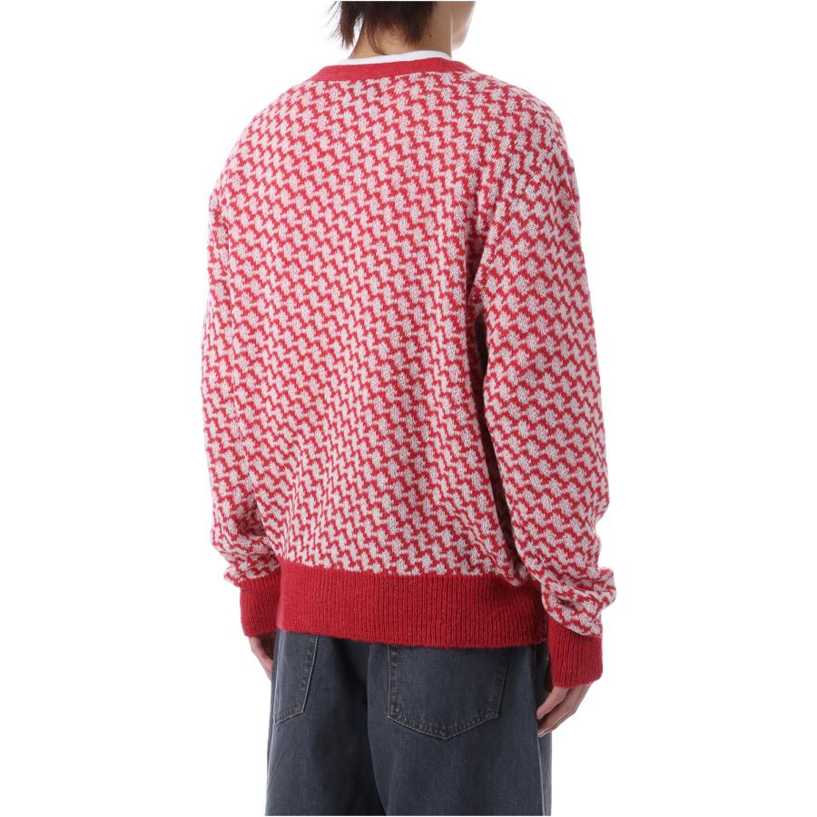 【SALE】KPATTERN CARDIGAN - RED (ACY-25AW-003) Acy(エイシー) |  | 02