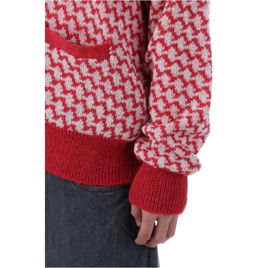 【SALE】KPATTERN CARDIGAN - RED (ACY-25AW-003) Acy(エイシー) |  | 04