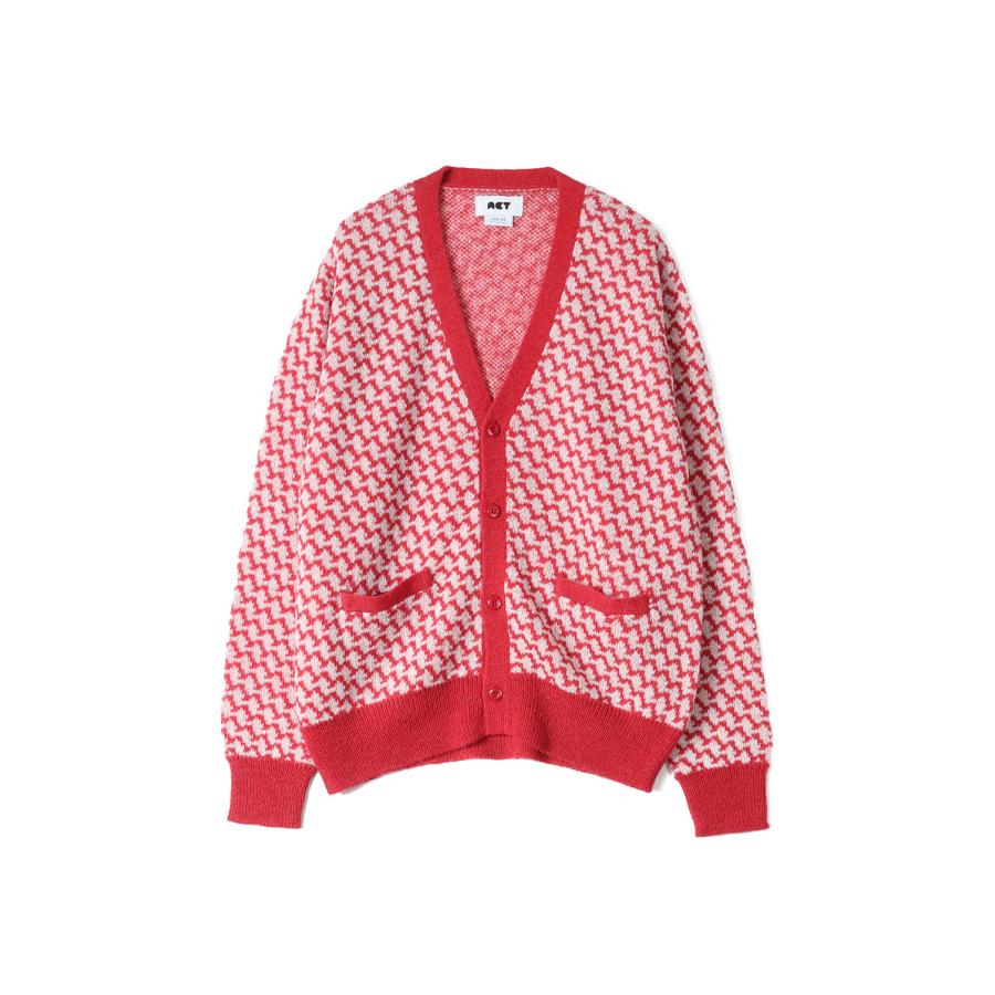 【SALE】KPATTERN CARDIGAN - RED (ACY-25AW-003) Acy(エイシー) |  | 05