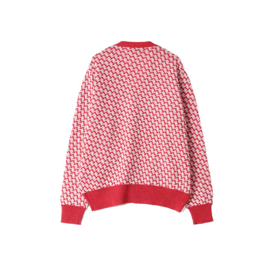 【SALE】KPATTERN CARDIGAN - RED (ACY-25AW-003) Acy(エイシー) |  | 06