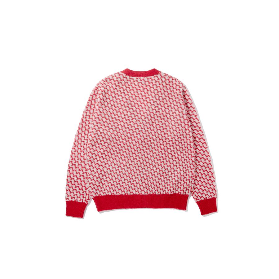 【SALE】KPATTERN CARDIGAN - RED (ACY-25AW-003) Acy(エイシー) |  | 08