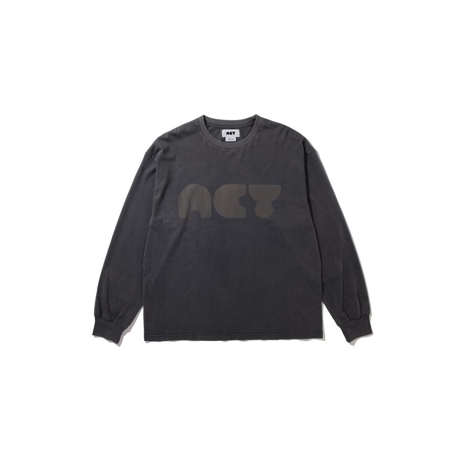 【P5倍 / SALE】GDYE LOGO L/S TEE - S.GRAY (ACY-25AW-008) Acy(エイシー) | 