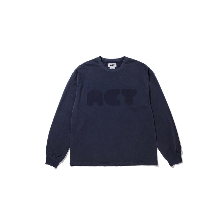 【P5倍 / SALE】GDYE LOGO L/S TEE - S.NAVY (ACY-25AW-008) Acy(エイシー) | 