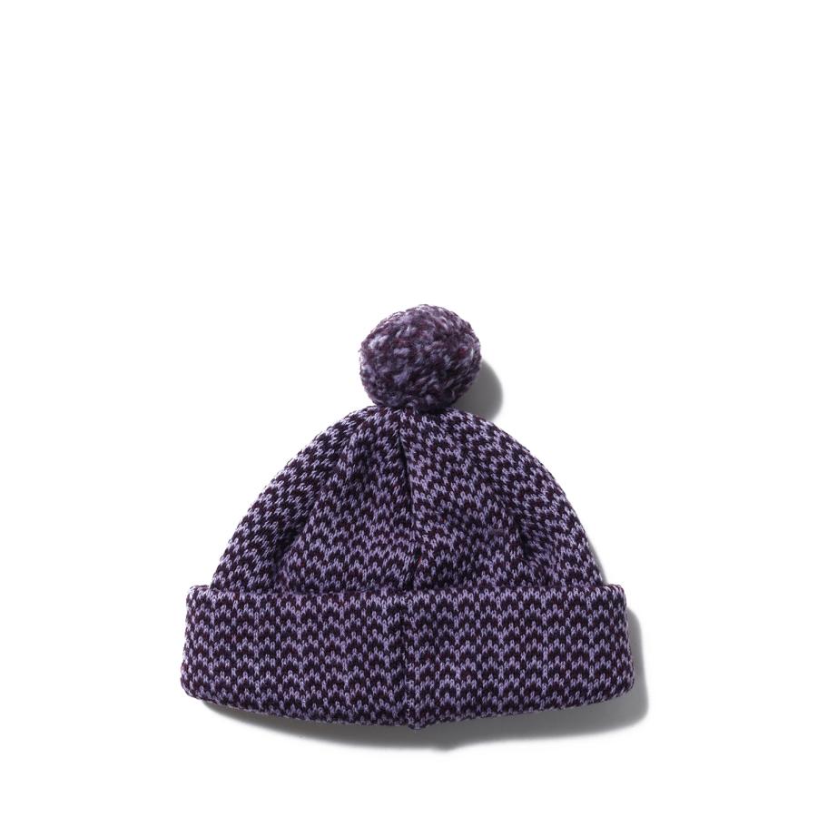 【P5倍 / SALE】YAJIRUSHI BEANIE V2 - PURPLE (ACY-25AW-015) Acy(エイシー) |  | 01