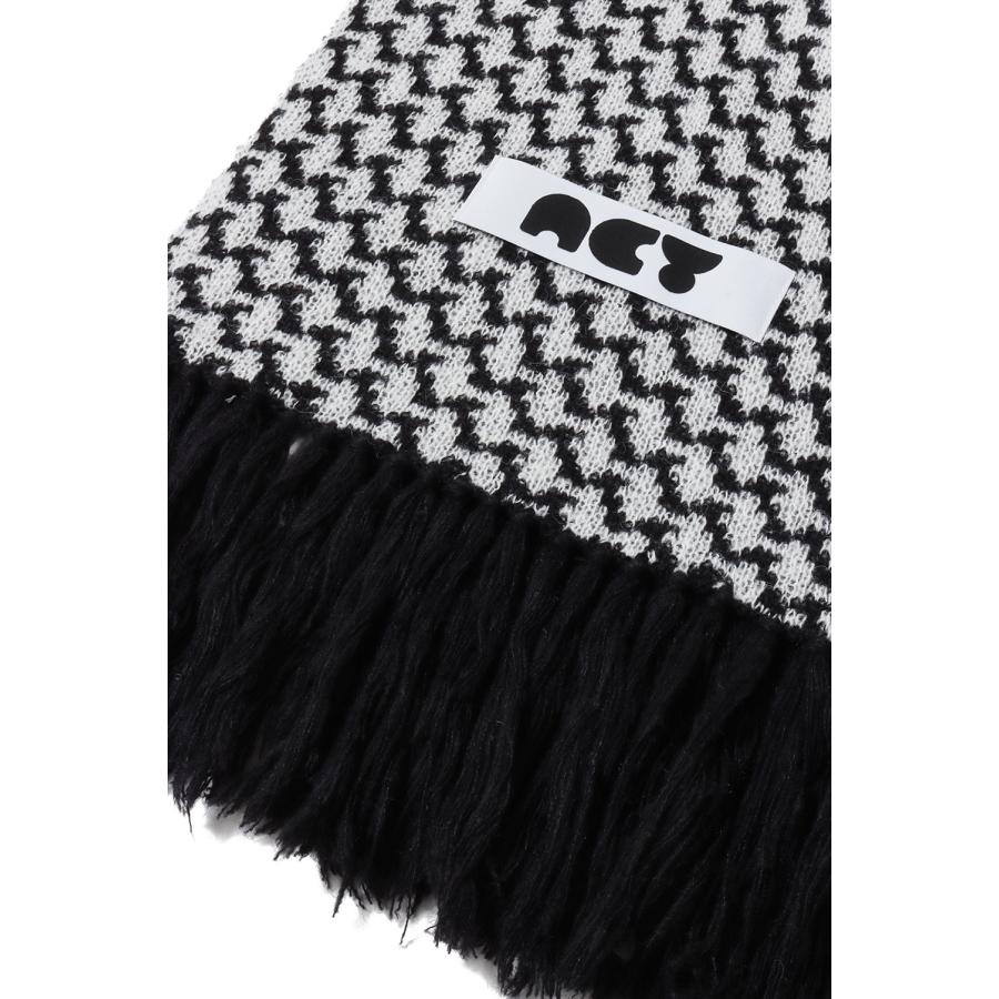 【SALE】KPATTERN STOLE - BLACK (ACY-25AW-016) Acy(エイシー) |  | 01