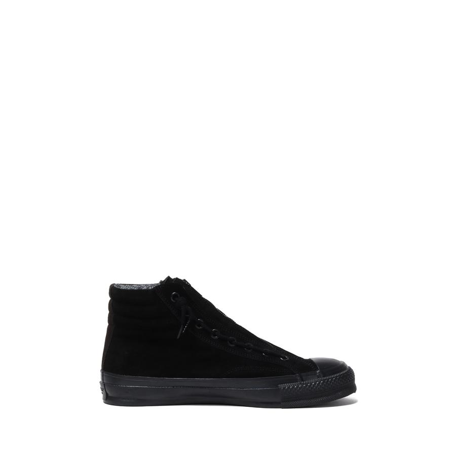 DWELLER TRAINER 2 HI COW LEATHER WITH GORE-TEX by SPINGLE / BLACK x BLACK (NN-F4753) Minedenim(マインデニム) |  | 01