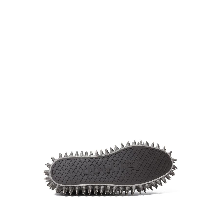 DIRTY SPIKE TOE CAP CANVAS SNEAKER - BLACK (26SS76FT67) doublet(ダブレット) |  | 04