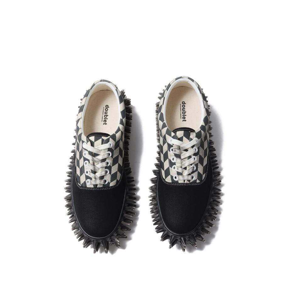 DIRTY SPIKE CANVAS SNEAKER - BLACK (26SS76FT68) doublet(ダブレット) |  | 07
