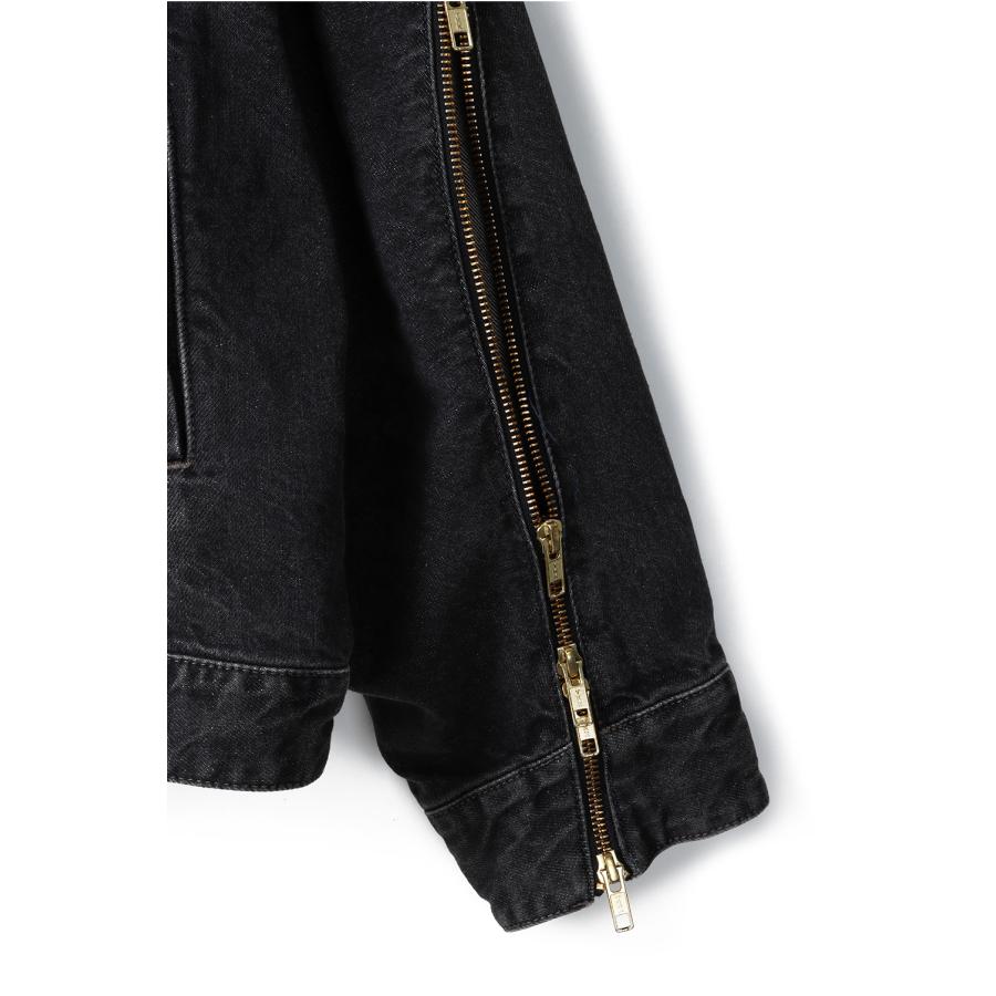 FILLETED ZIP DENIM JACKET - BLACK (26SS08BL241) doublet(ダブレット) |  | 02