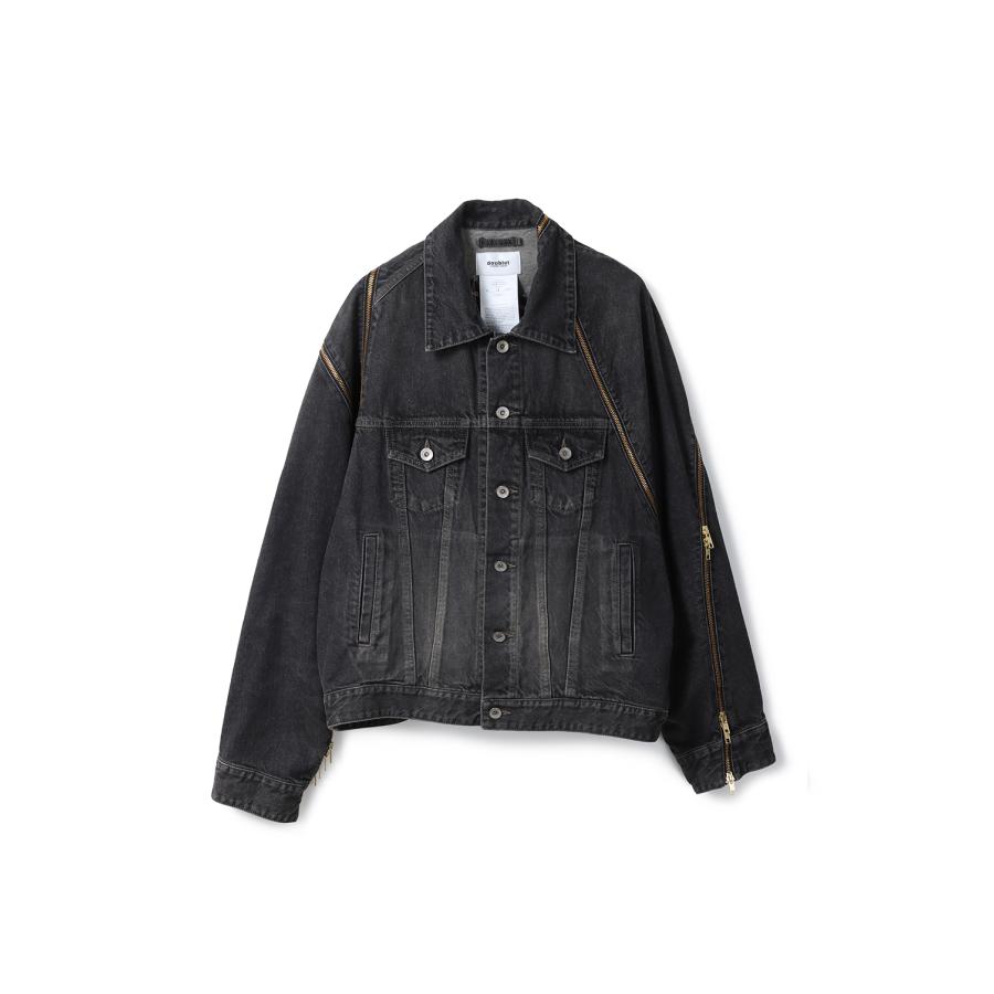 FILLETED ZIP DENIM JACKET - BLACK (26SS08BL241) doublet(ダブレット) |  | 06