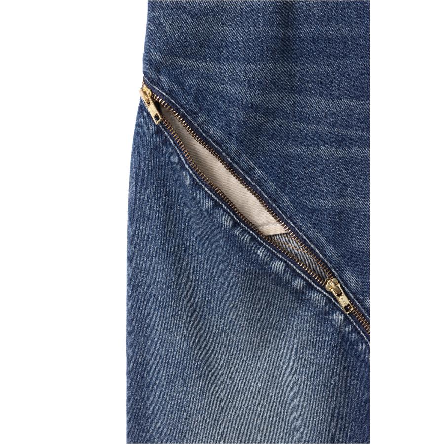 FILLETED ZIP DENIM PANTS - INDIGO (26SS08PT340) doublet(ダブレット) |  | 02