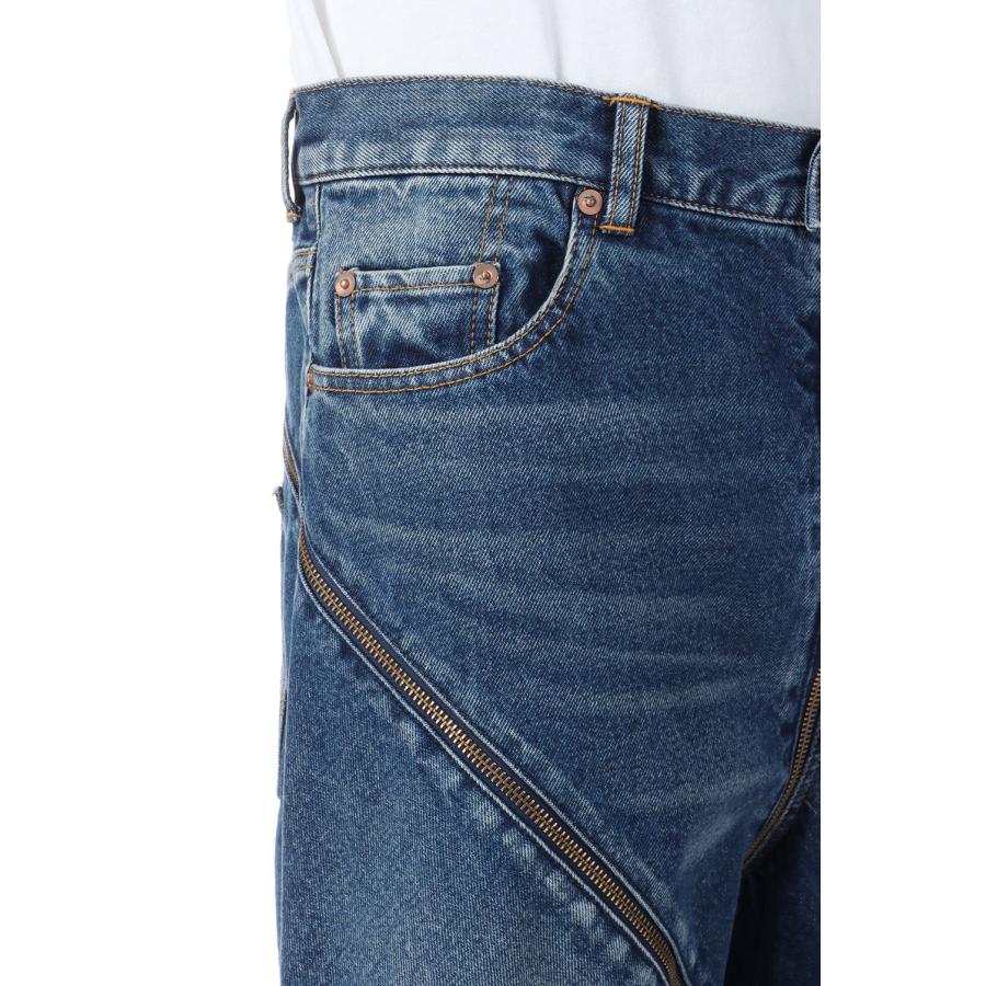 FILLETED ZIP DENIM PANTS - INDIGO (26SS08PT340) doublet(ダブレット) |  | 04
