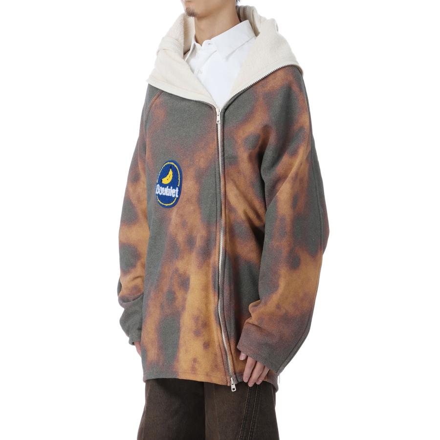 PEELABLE BANANA HOODIE - BROWN (26SS28CS422) doublet(ダブレット) |  | 01