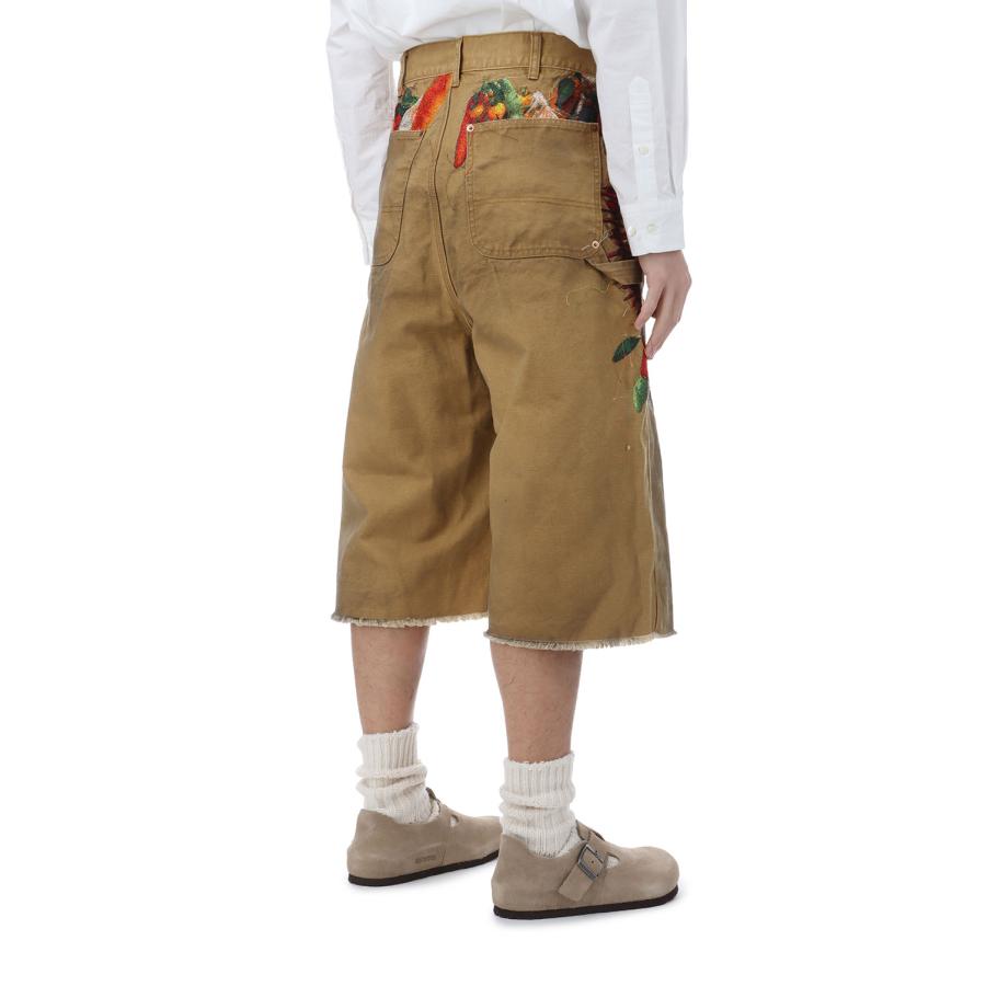 VEGETABLE EMBROIDERY CUT-OFF PANTS - BEIGE (26SS19PT350) doublet(ダブレット) |  | 02
