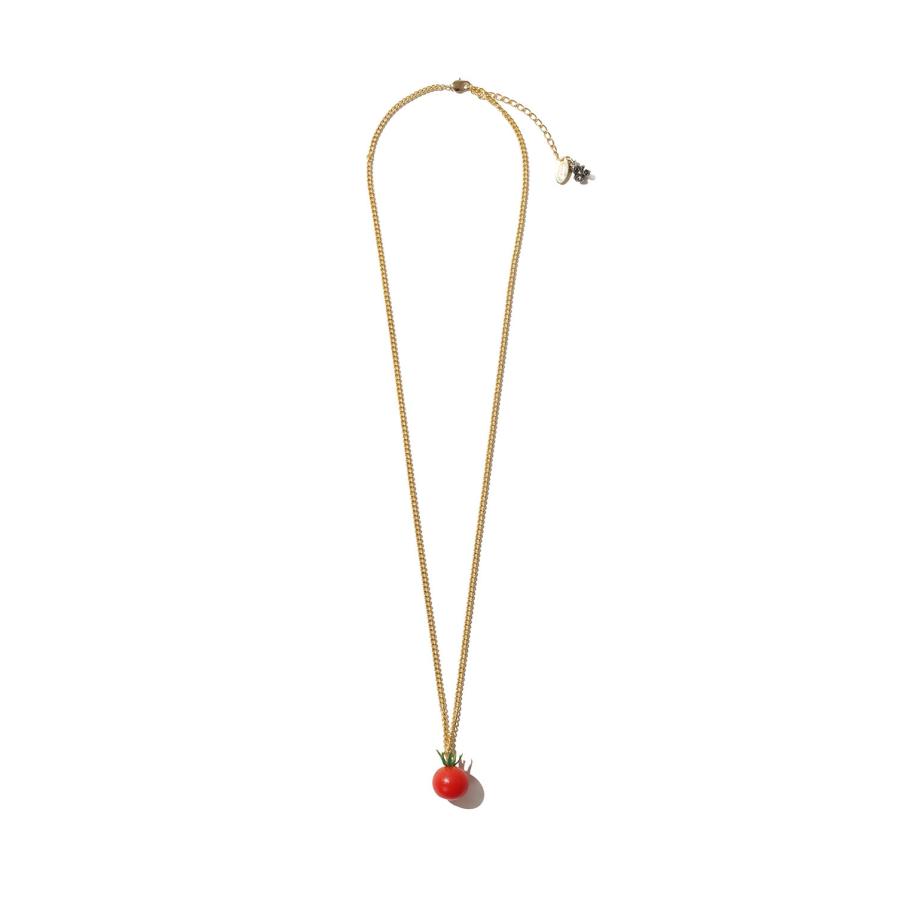 FOOD SAMPLE CHAIN NECKLACE - TOMATO GOLD (26SS83AC44) doublet(ダブレット) | 