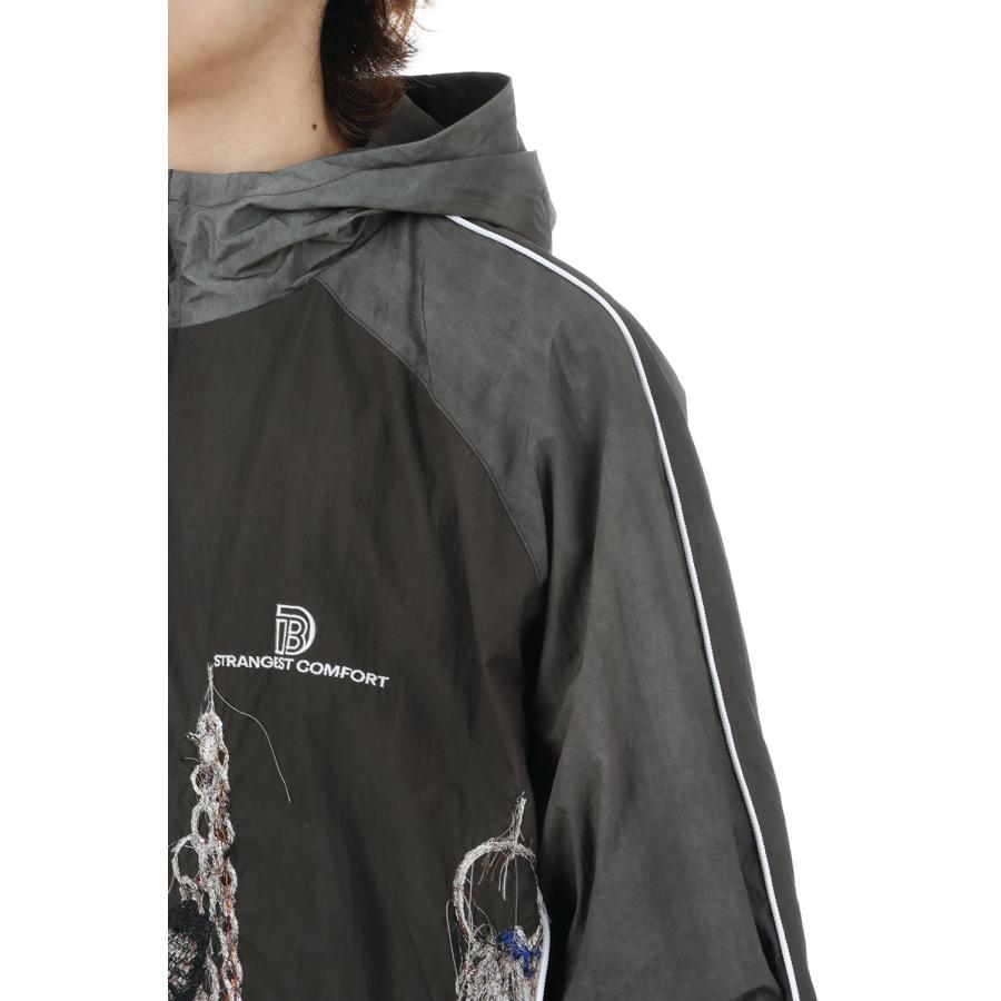 EMBROIDERED CHAIN TRACK JACKET - CHACOAL (26SS22BL252) doublet(ダブレット) |  | 06