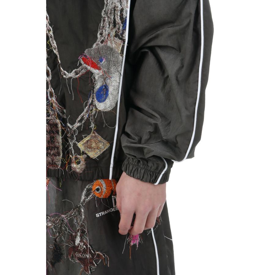 EMBROIDERED CHAIN TRACK JACKET - CHACOAL (26SS22BL252) doublet(ダブレット) |  | 07