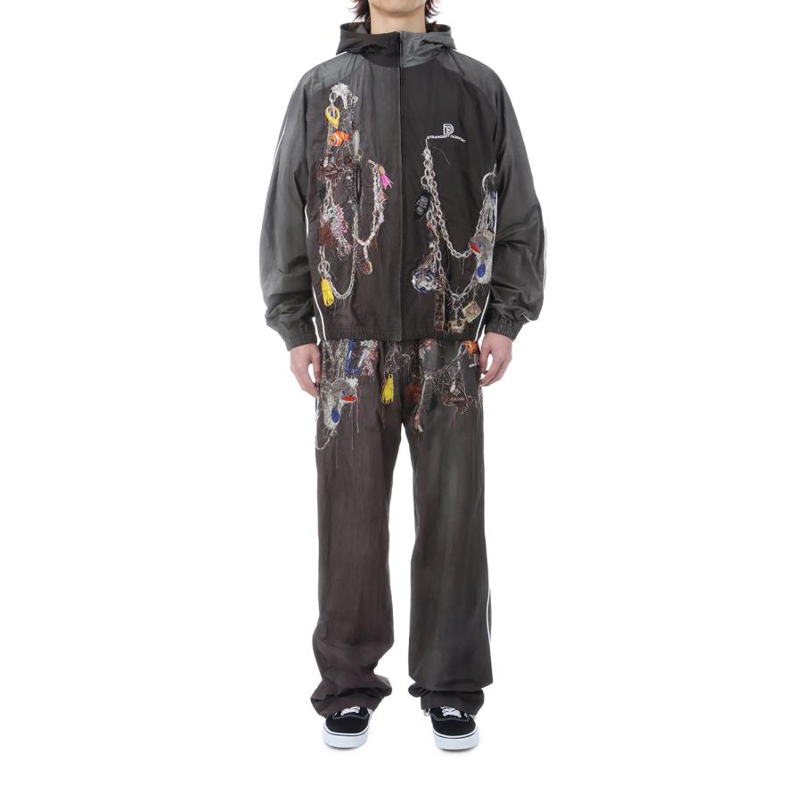 EMBROIDERED CHAIN TRACK JACKET - CHACOAL (26SS22BL252) doublet(ダブレット) |  | 08