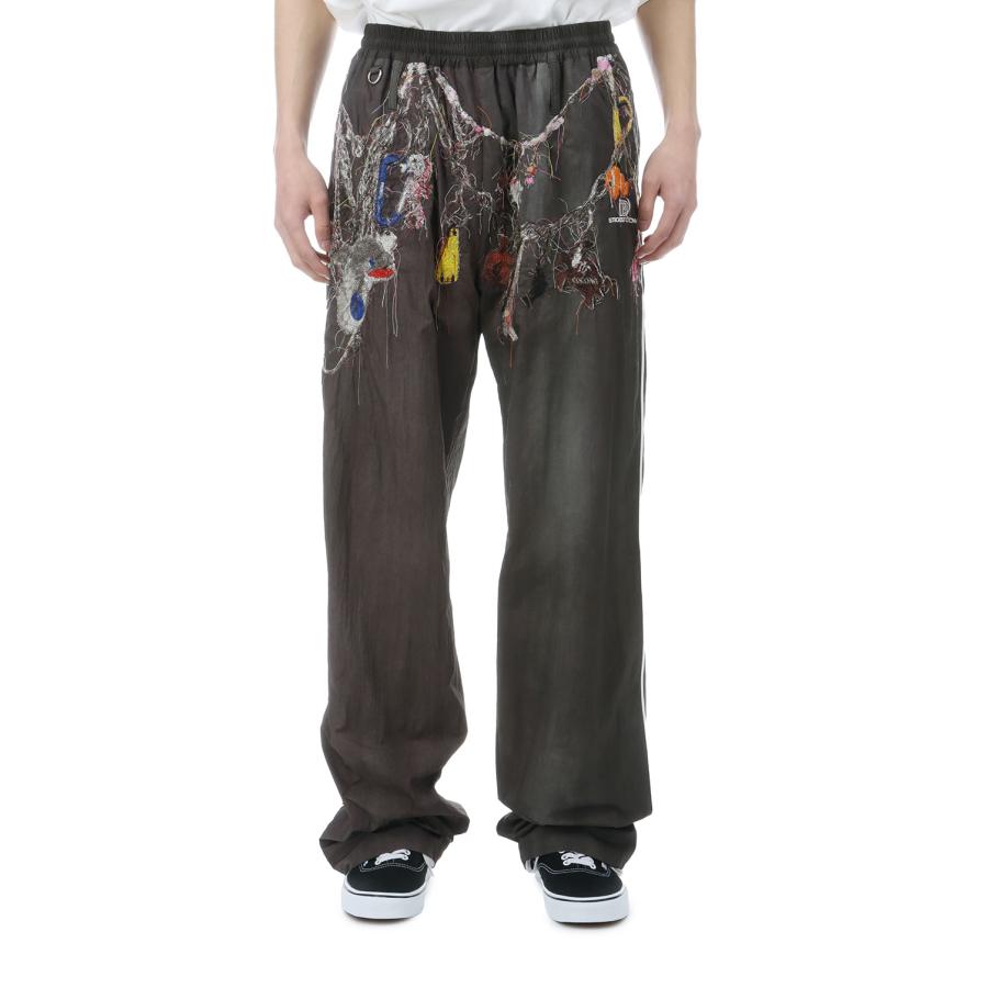 EMBROIDERED CHAIN TRACK PANTS - CHACOAL (26SS22PT354) doublet(ダブレット) |  | 04