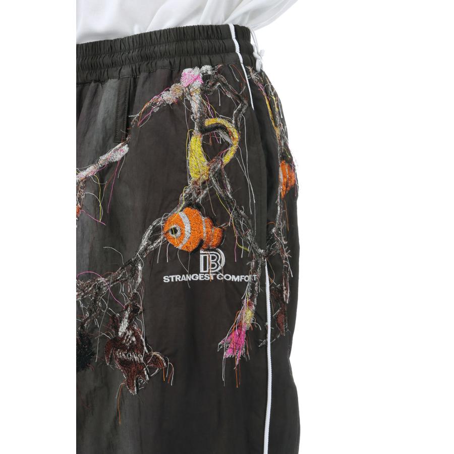 EMBROIDERED CHAIN TRACK PANTS - CHACOAL (26SS22PT354) doublet(ダブレット) |  | 07