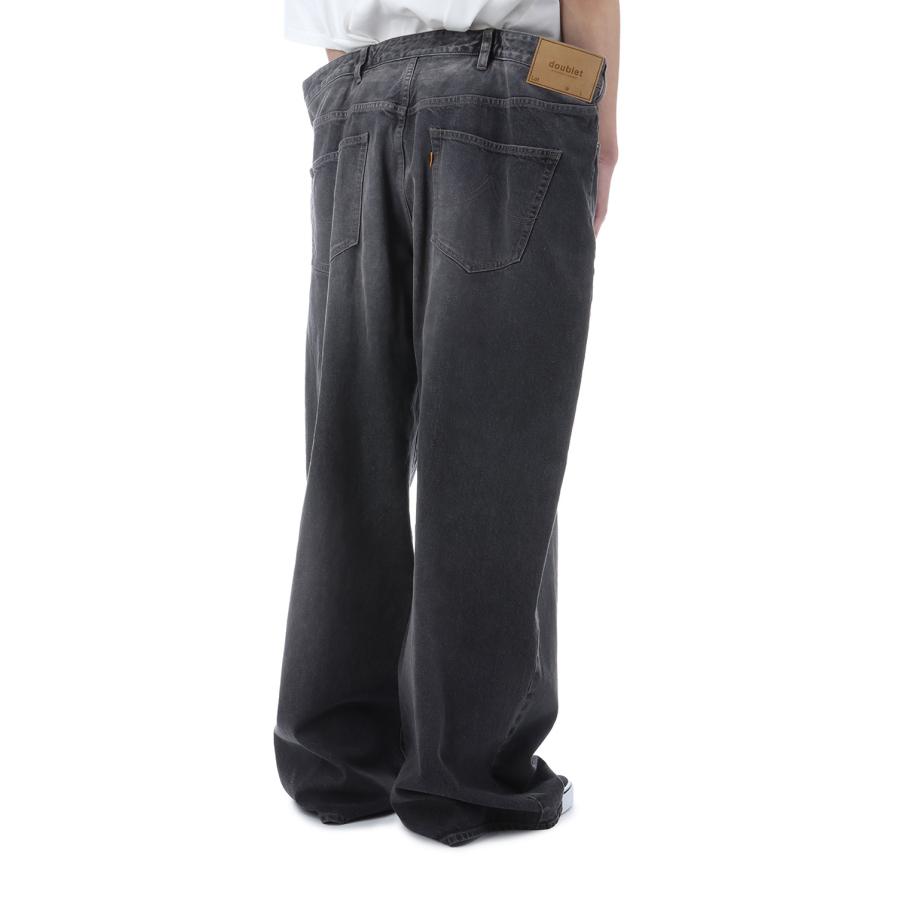 FLOATING WAIST DENIM PANTS - BLACK (26SS15PT336) doublet(ダブレット) |  | 05
