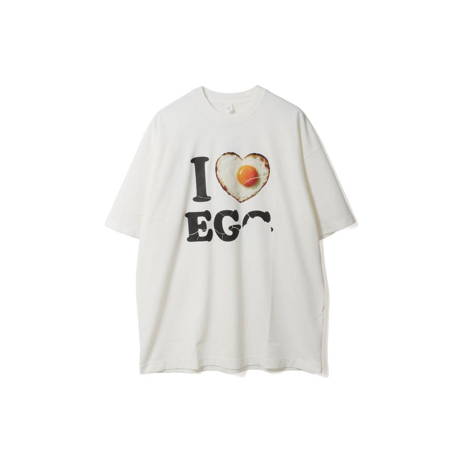 I LOVE EGG T-SHIRT - WHITE (26SS33CS428) doublet(ダブレット) | 