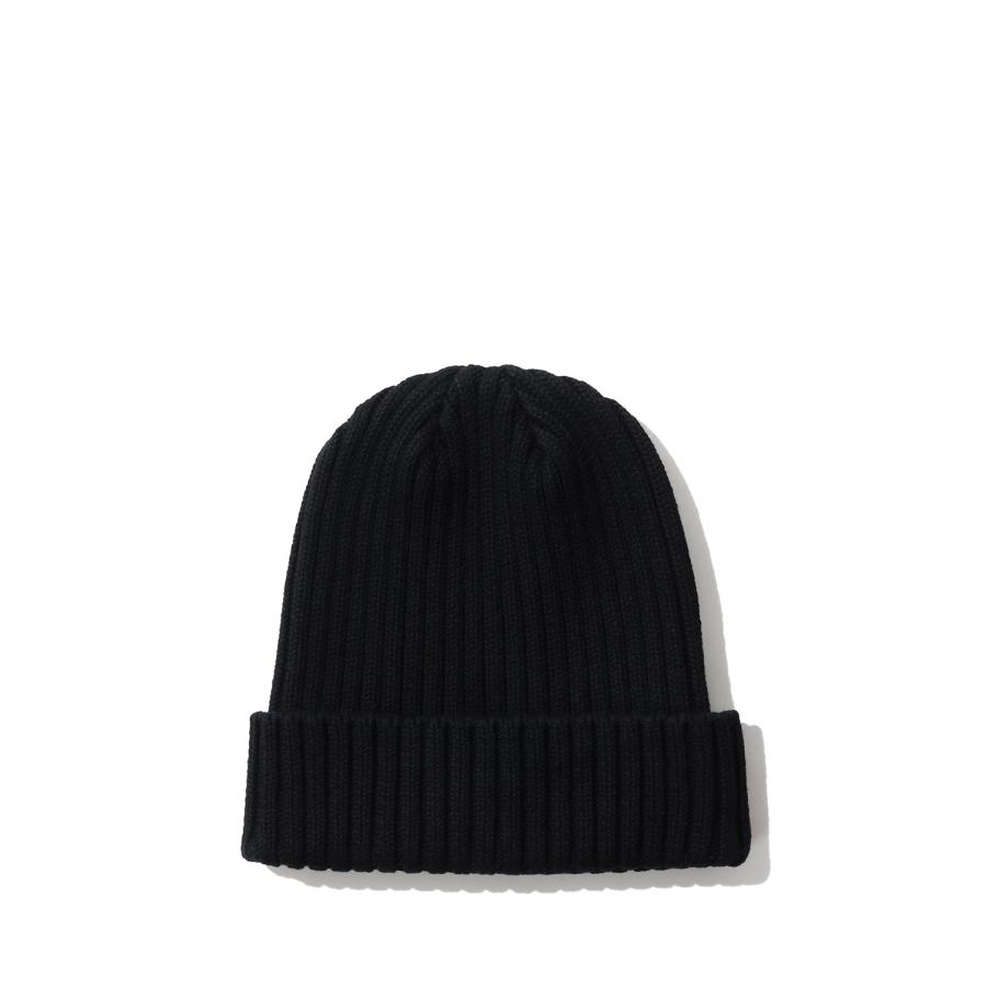 COTTON WATCH CAP - BLACK (MEKNYY101A) Kijima Takayuki(キジマタカユキ) | 