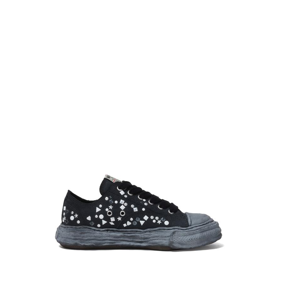 PETERSON23 / embellished canvas  Low -Top / BLACK/BLACK (A16FW724) MIHARA YASUHIRO(ミハラ ヤスヒロ)の画像