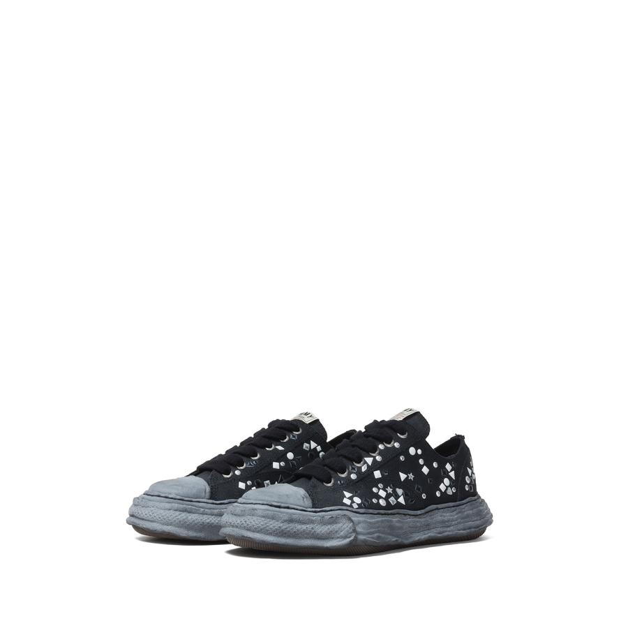 PETERSON23 / embellished canvas  Low -Top / BLACK/BLACK (A16FW724) MIHARA YASUHIRO(ミハラ ヤスヒロ)の画像