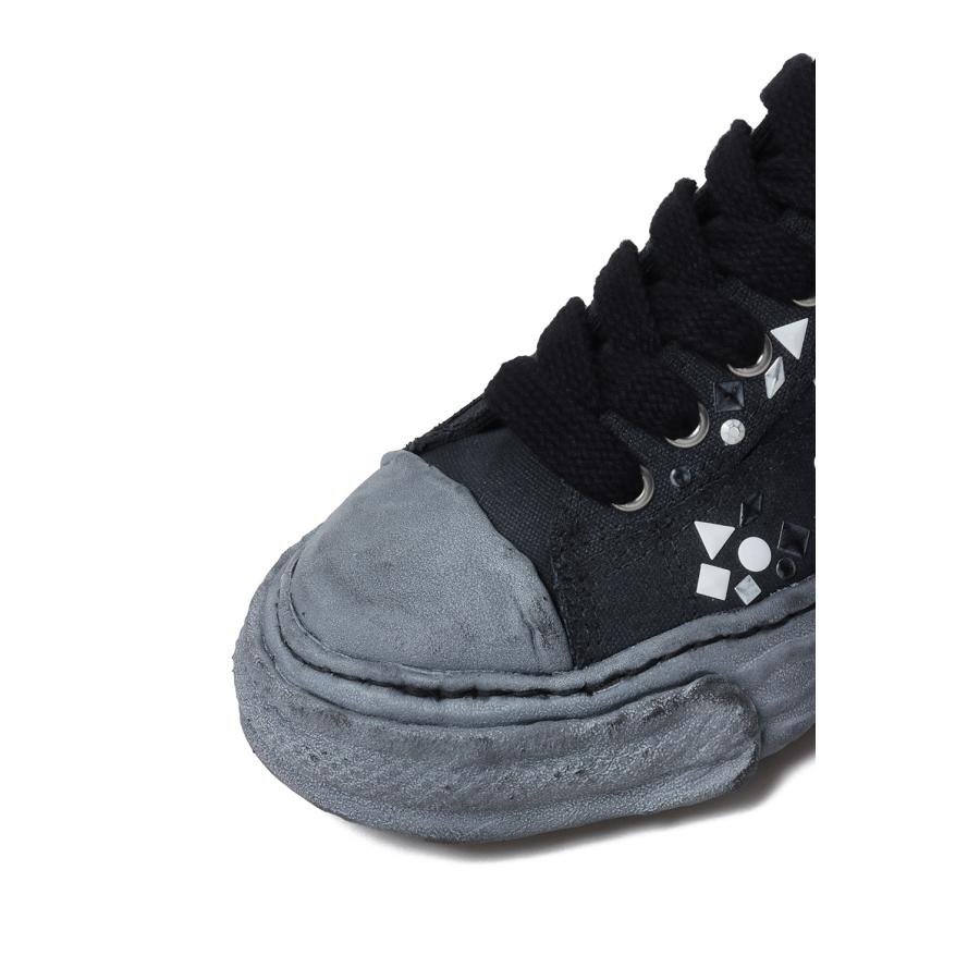 PETERSON23 / embellished canvas  Low -Top / BLACK/BLACK (A16FW724) MIHARA YASUHIRO(ミハラ ヤスヒロ)の画像
