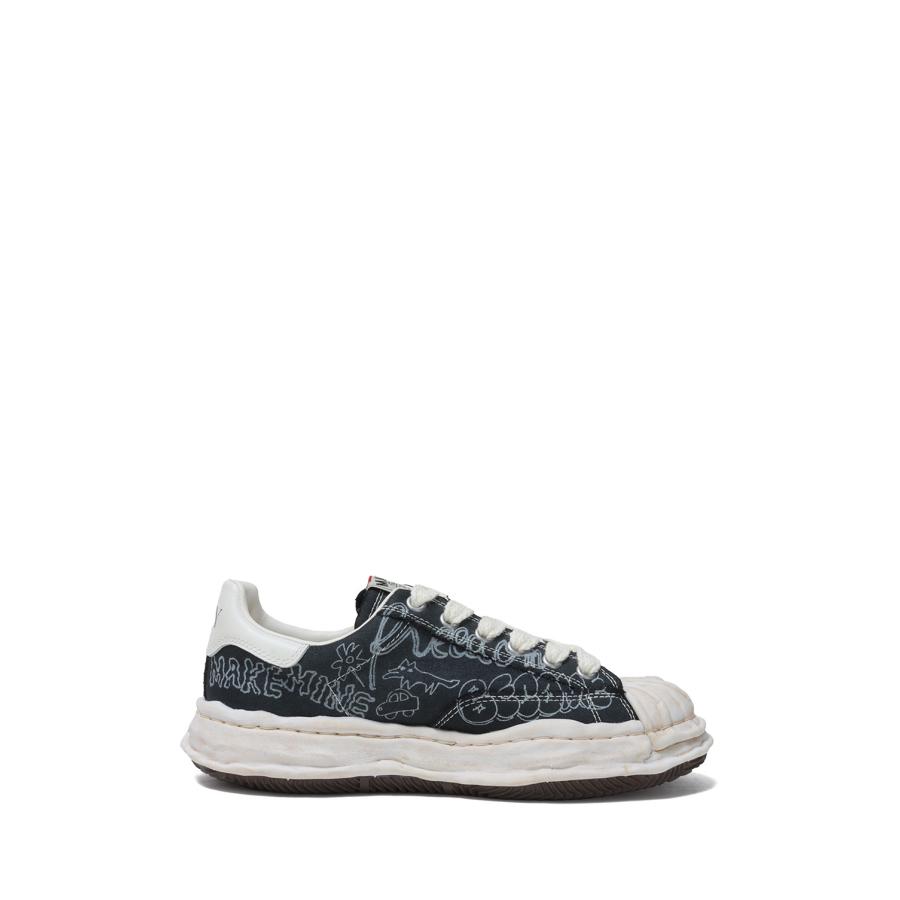 BLAKEY / graffiti printed canvas Low -Top / BLACK (A16FW730) MIHARA YASUHIRO(ミハラ ヤスヒロ) |  | 01