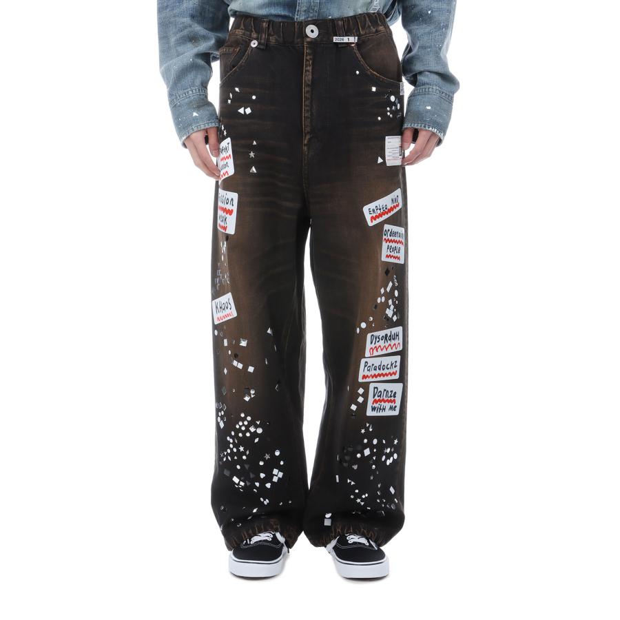 DENIM JEANS w STICKER / BLACK (A16PT025) MIHARA YASUHIRO(ミハラ ヤスヒロ) |  | 03