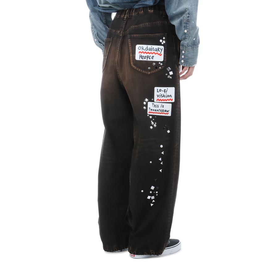 DENIM JEANS w STICKER / BLACK (A16PT025) MIHARA YASUHIRO(ミハラ ヤスヒロ) |  | 05