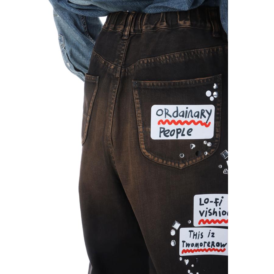 DENIM JEANS w STICKER / BLACK (A16PT025) MIHARA YASUHIRO(ミハラ ヤスヒロ) |  | 06