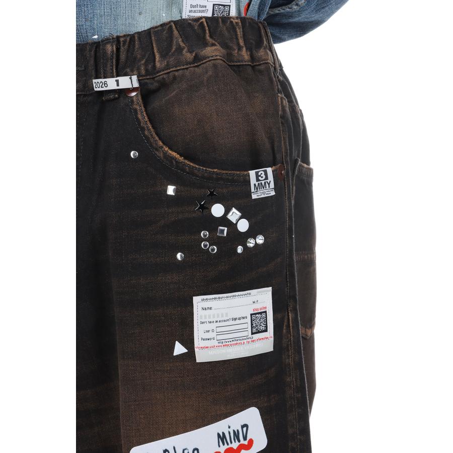 DENIM JEANS w STICKER / BLACK (A16PT025) MIHARA YASUHIRO(ミハラ ヤスヒロ) |  | 07