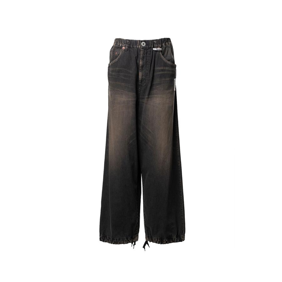 LIGHT WIDE JEANS / BLACK (J16PT123) MIHARA YASUHIRO(ミハラ ヤスヒロ) | 